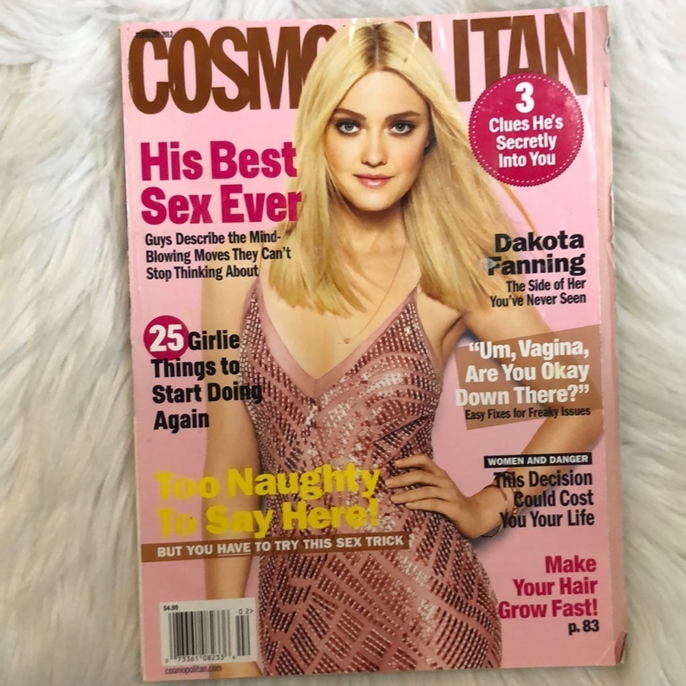 Cosmopolitan Magazine February 2012, Dakota Fanning